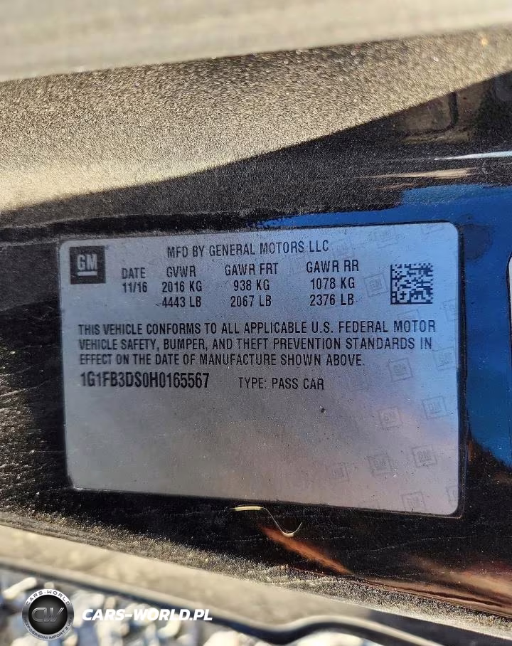 2017 Chevrolet Camaro Lt VIN:1G1FB3DS0H0165567 - 13
