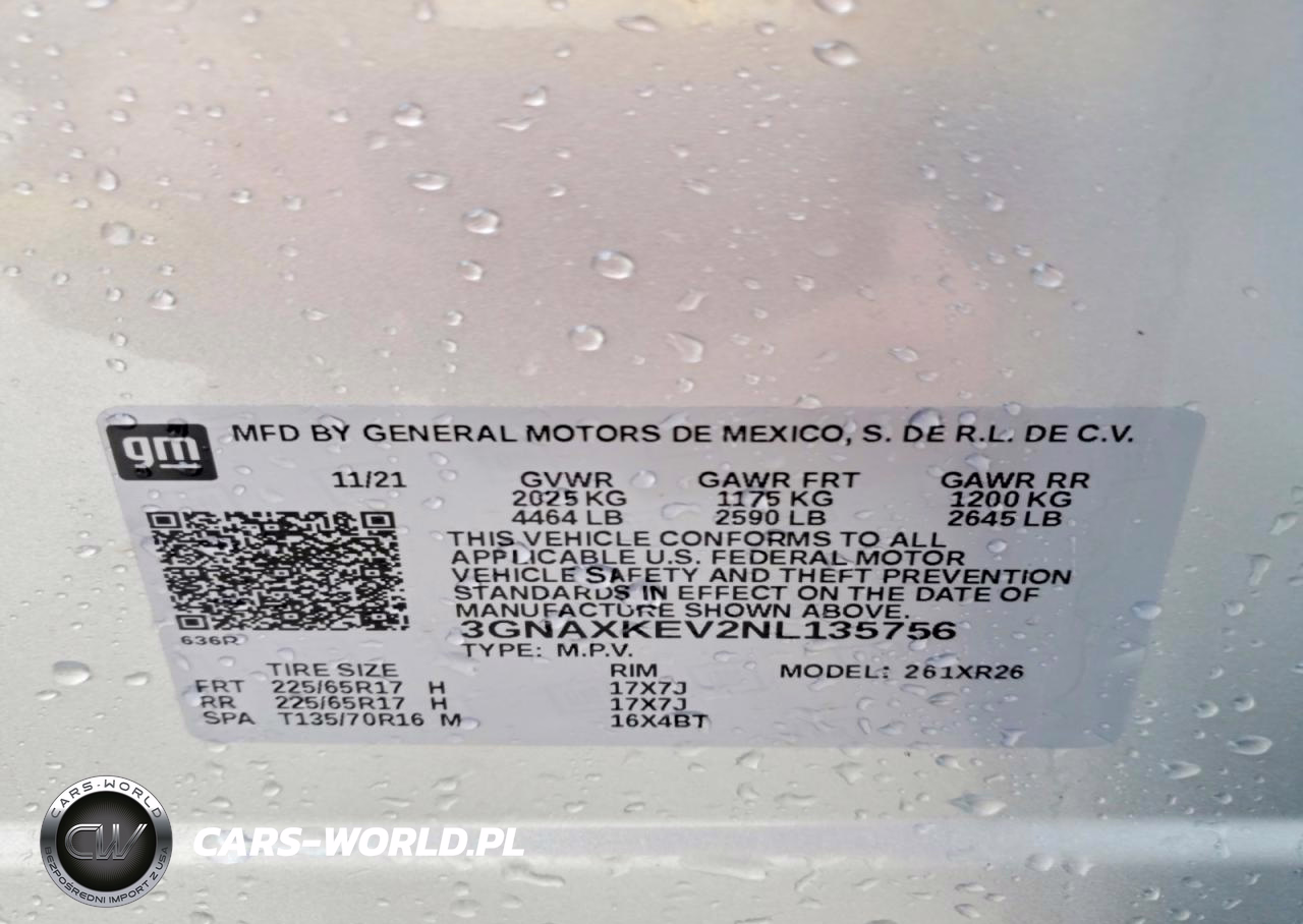 2022 Chevrolet Equinox Lt VIN:3GNAXKEV2NL135756 - 13