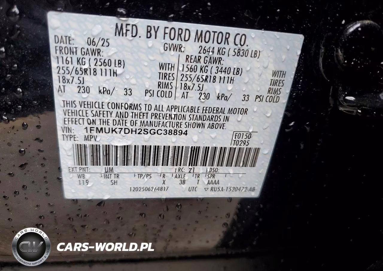 2025 Ford Explorer Active VIN:1FMUK7DH2SGC38894 - 13