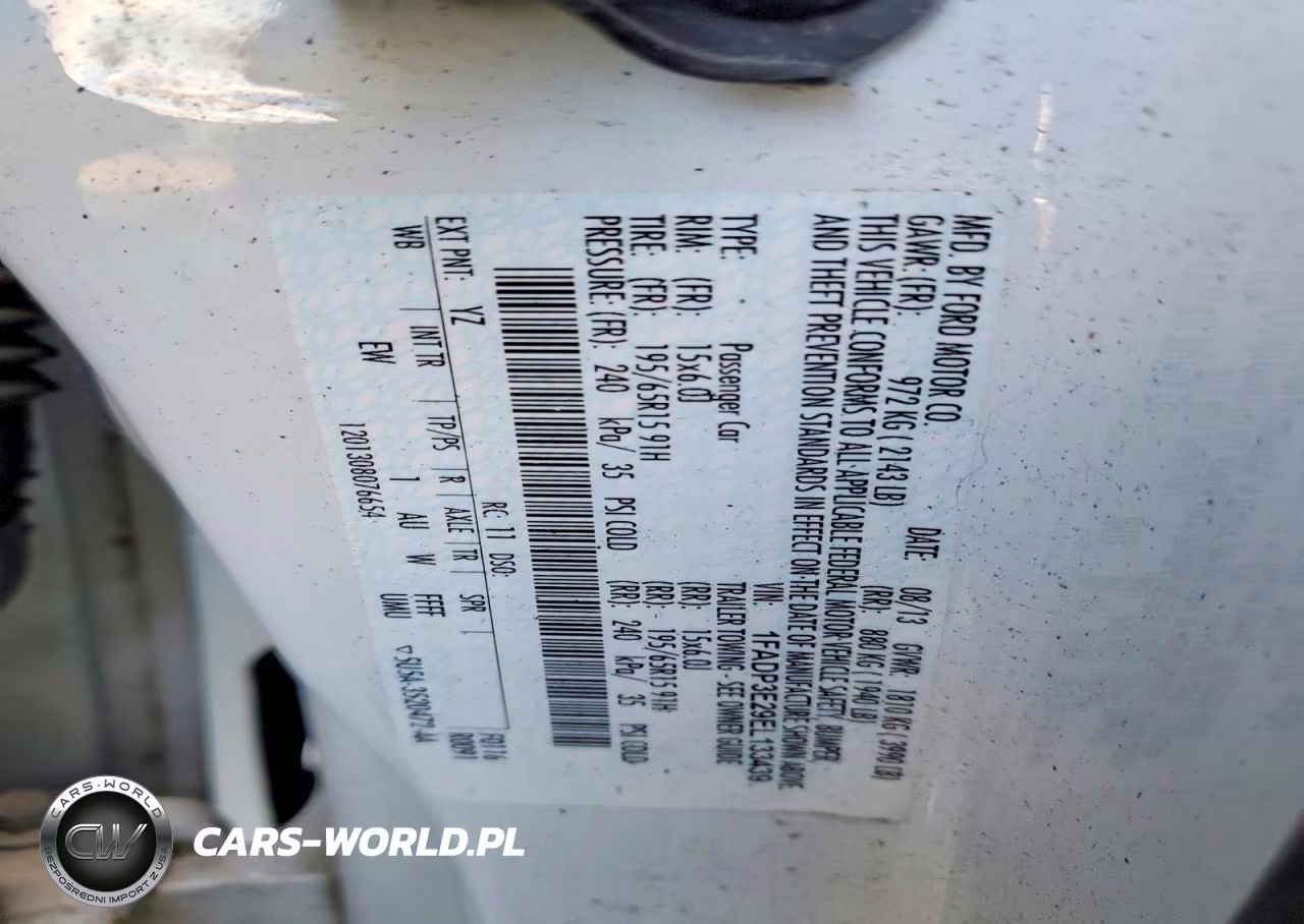 2014 Ford Focus S VIN:1FADP3E29EL133439 - 13