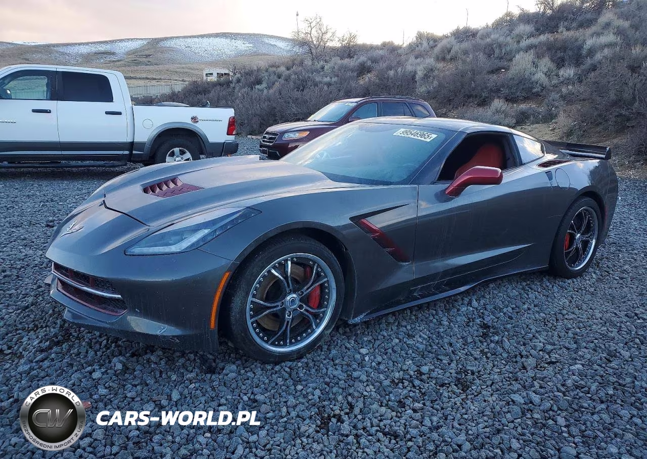 2016 Chevrolet Corvette Stingray Z51 1Lt VIN:1G1YH2D75G5110692 - 1