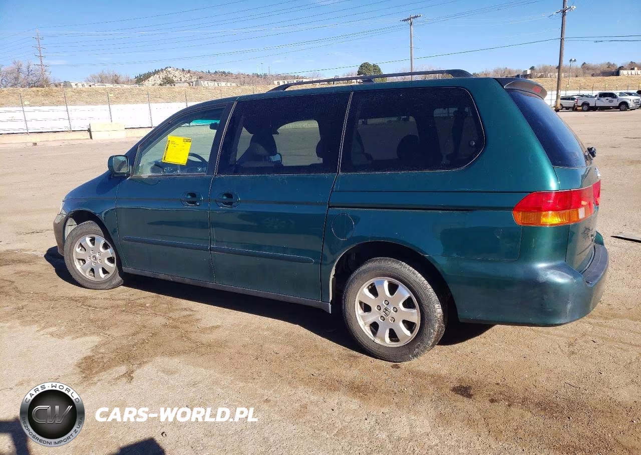 2002 Honda Odyssey Exl VIN:5FNRL18982B009248 - 2