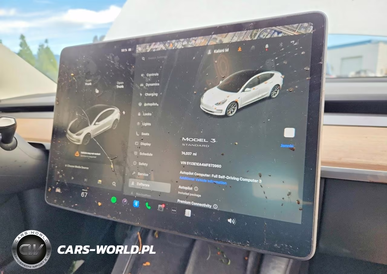 2021 Tesla Model 3 VIN:5YJ3E1EA4MF873960 - 9