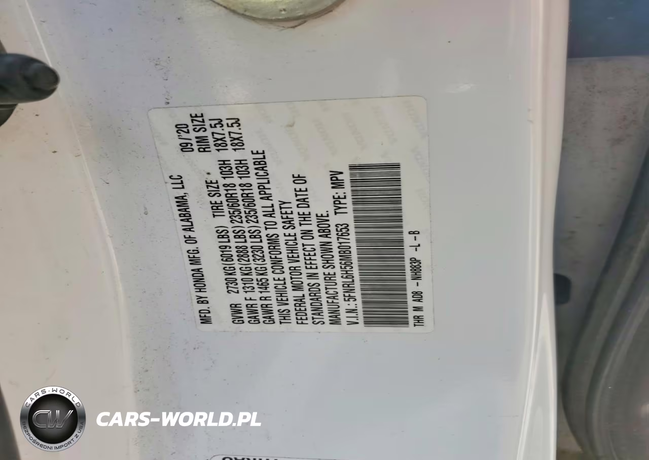 2021 Honda Odyssey Ex VIN:5FNRL6H56MB017653 - 13