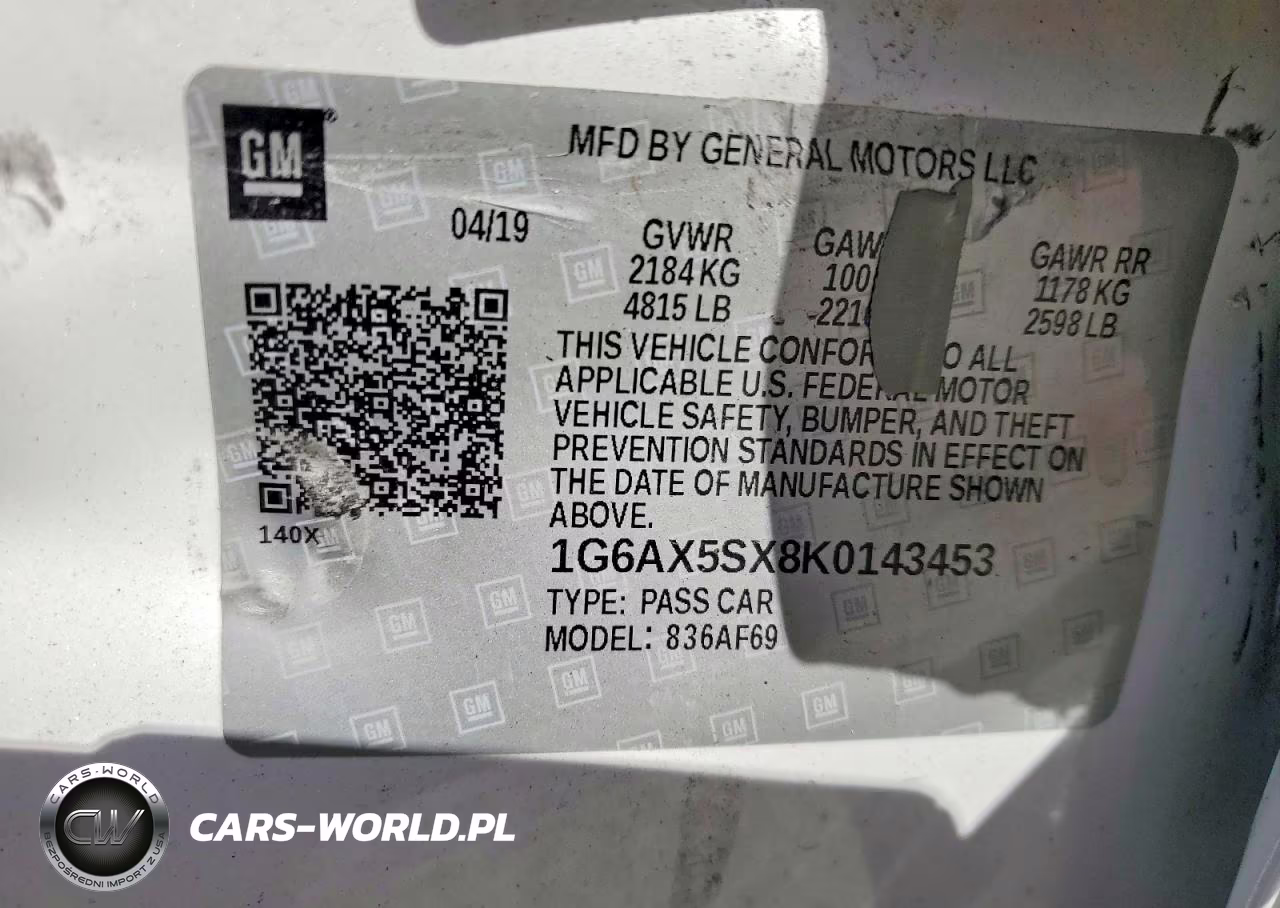 2019 Cadillac Cts Luxury VIN:1G6AX5SX8K0143453 - 13