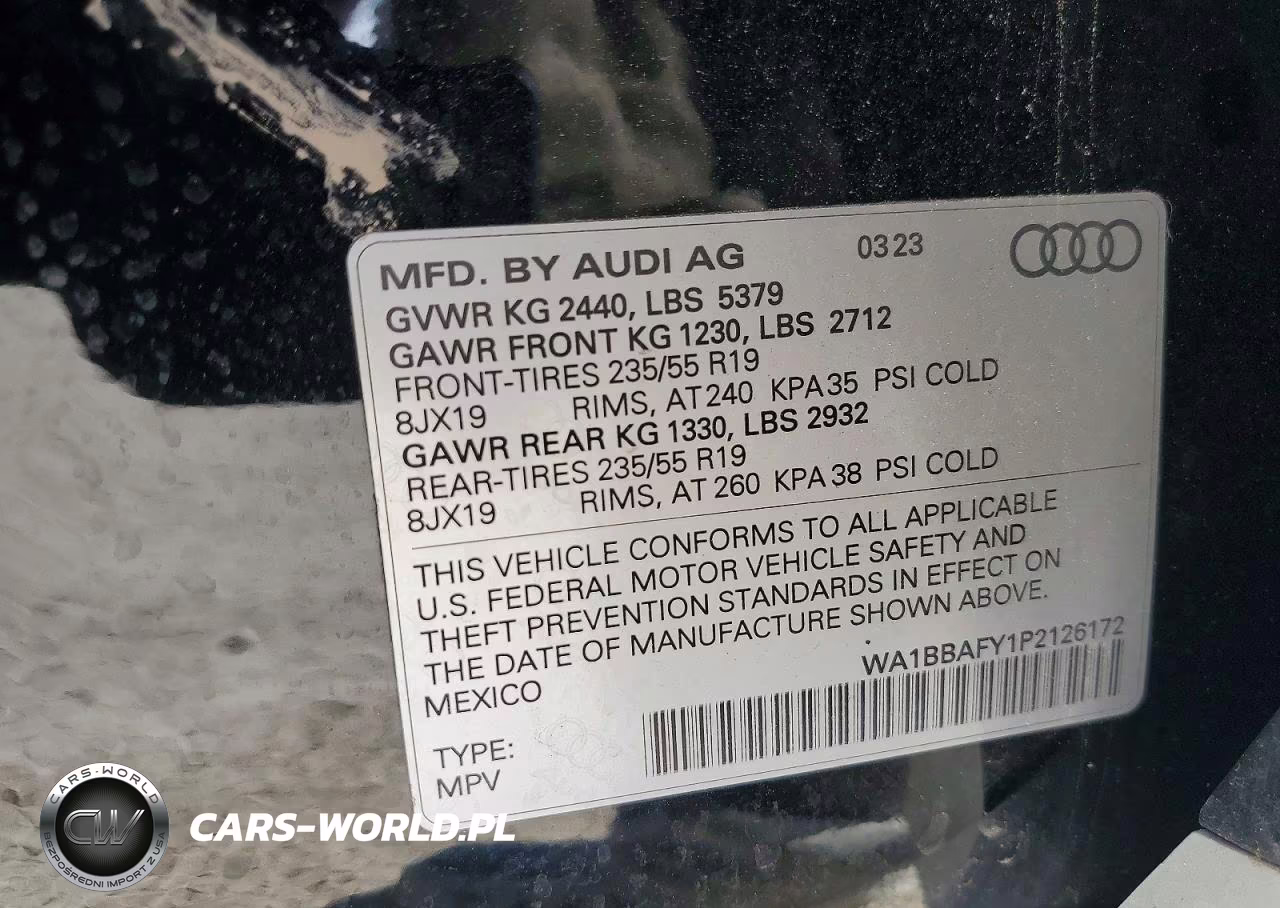 2023 Audi Q5 Premium Plus 40 VIN:WA1BBAFY1P2126172 - 13