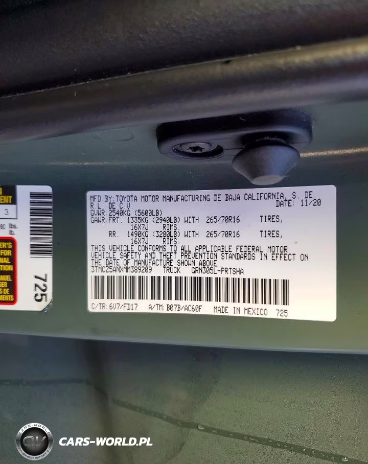 2021 Toyota Tacoma Double Cab VIN:3TMCZ5ANXMM389209 - 12