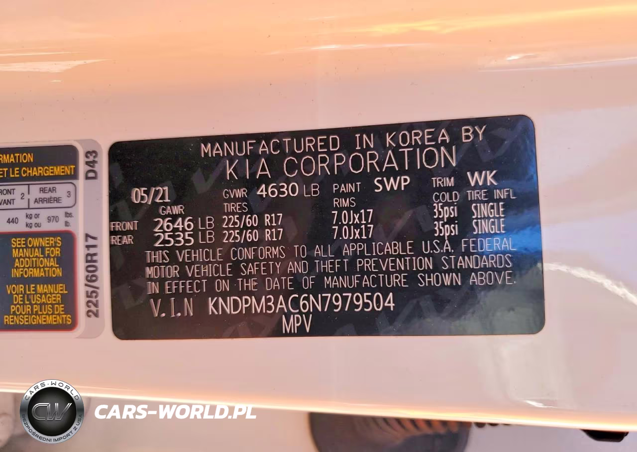 2022 Kia Sportage Lx VIN:KNDPM3AC6N7979504 - 13