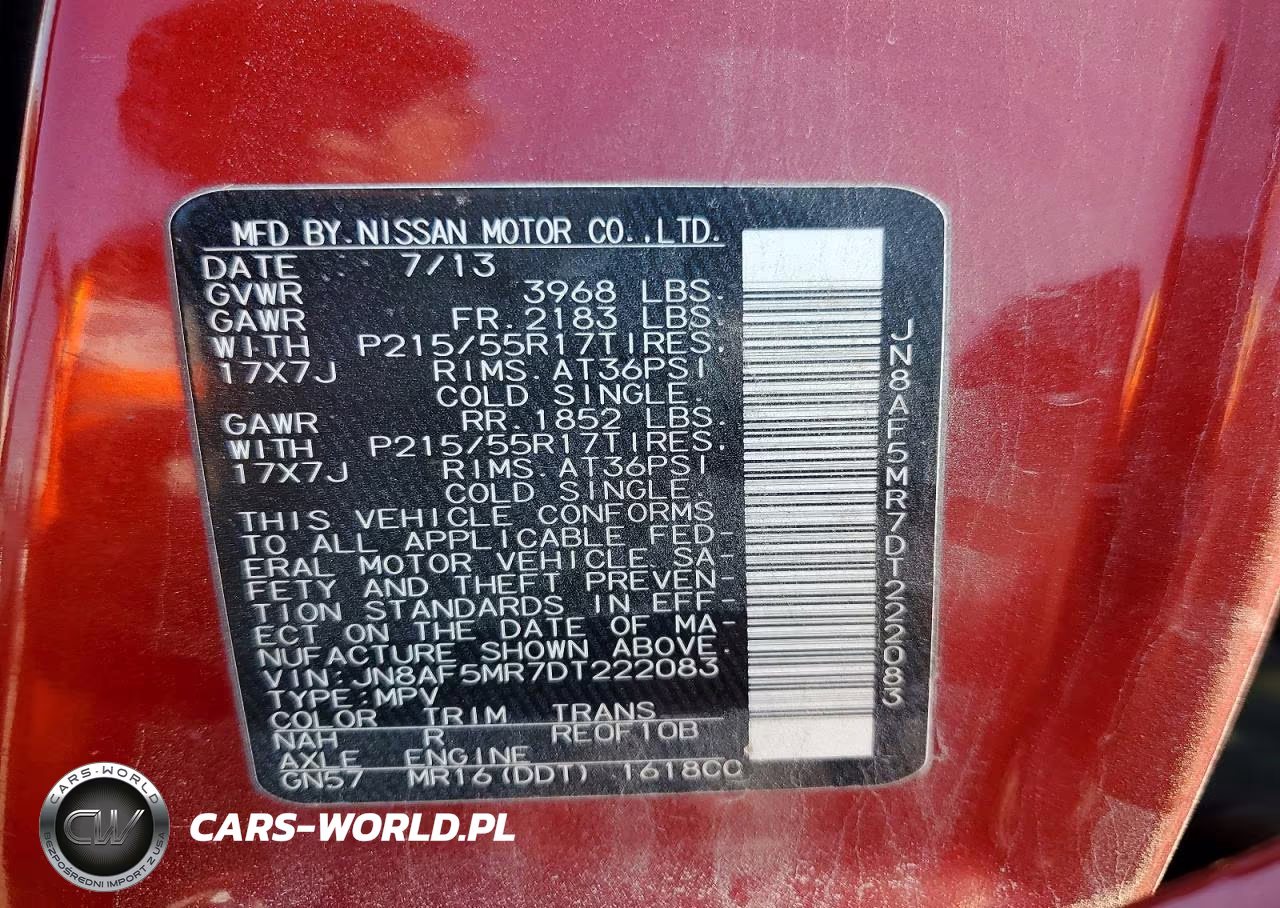 2013 Nissan Juke S VIN:JN8AF5MR7DT222083 - 12