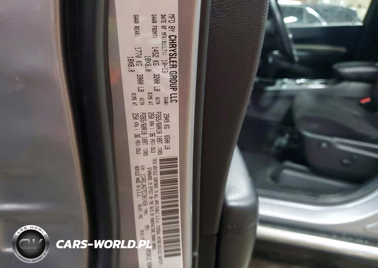 2014 Dodge Durango Sxt VIN:1C4RDJAG7EC301450 - 12