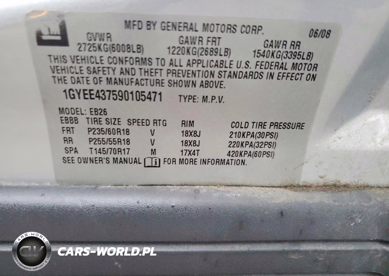 2009 Cadillac Srx VIN:1GYEE437590105471 - 13