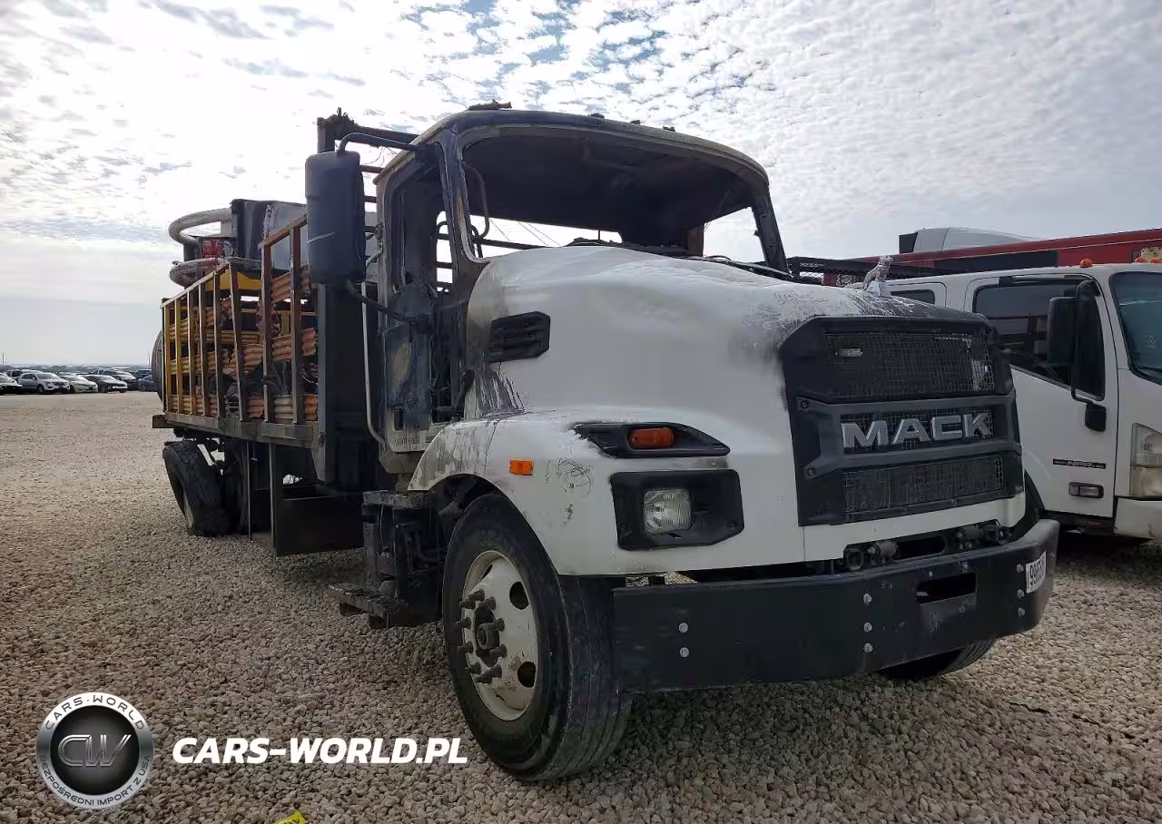 2024 Mack Md Flatbed Truck With Crash Attenuator