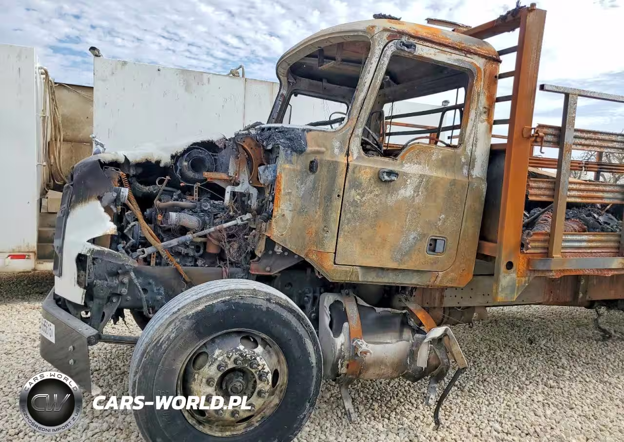 2024 Mack Md Flatbed Truck With Crash Attenuator VIN:1M2MDBAA1RS009649 - 9