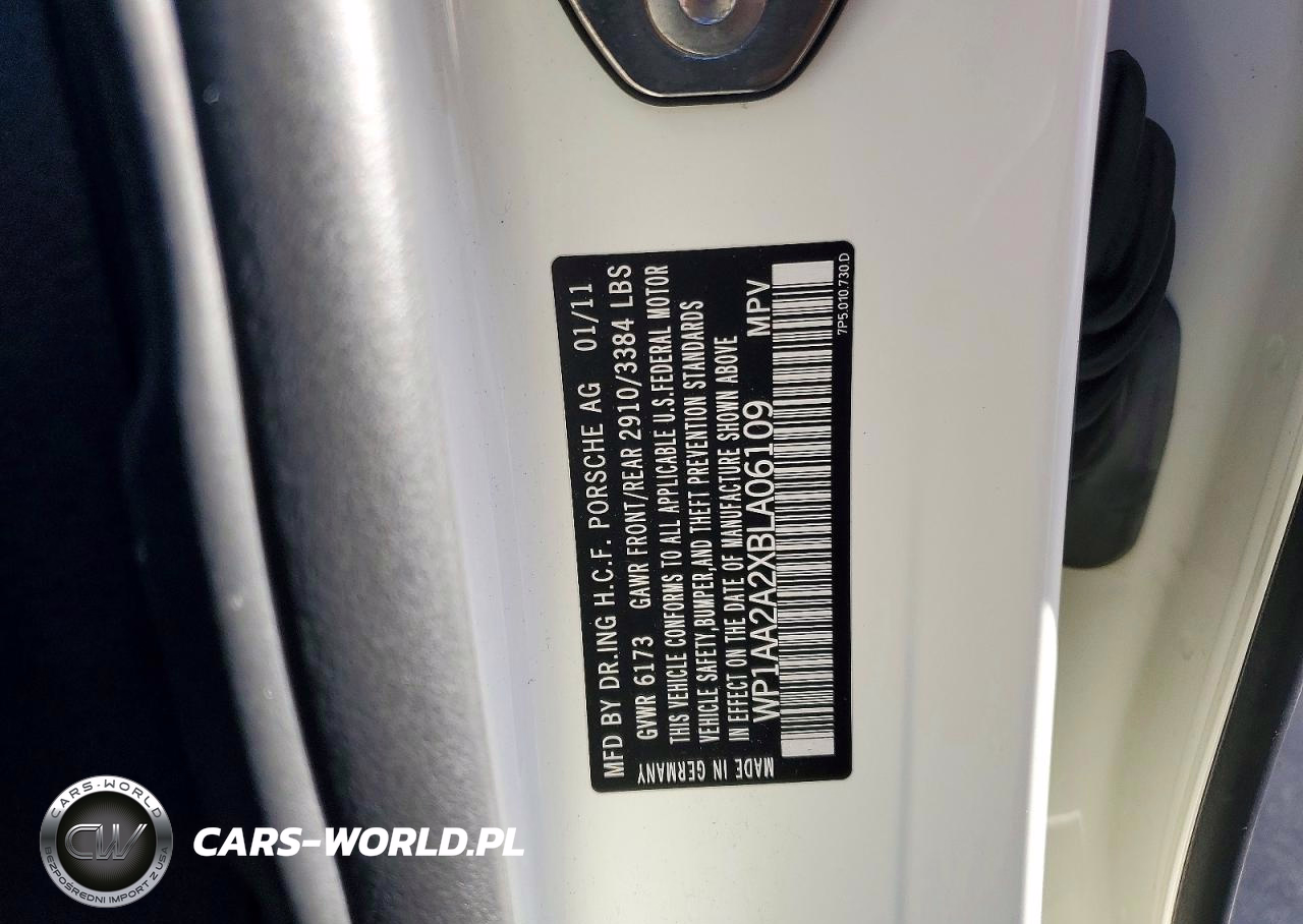 2011 Porsche Cayenne VIN:WP1AA2A2XBLA06109 - 13