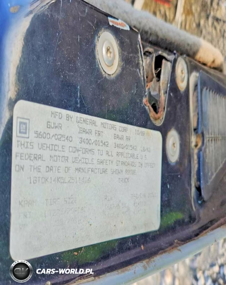 1990 GMC Sierra VIN:1GTDK14K5LZ511426 - 12