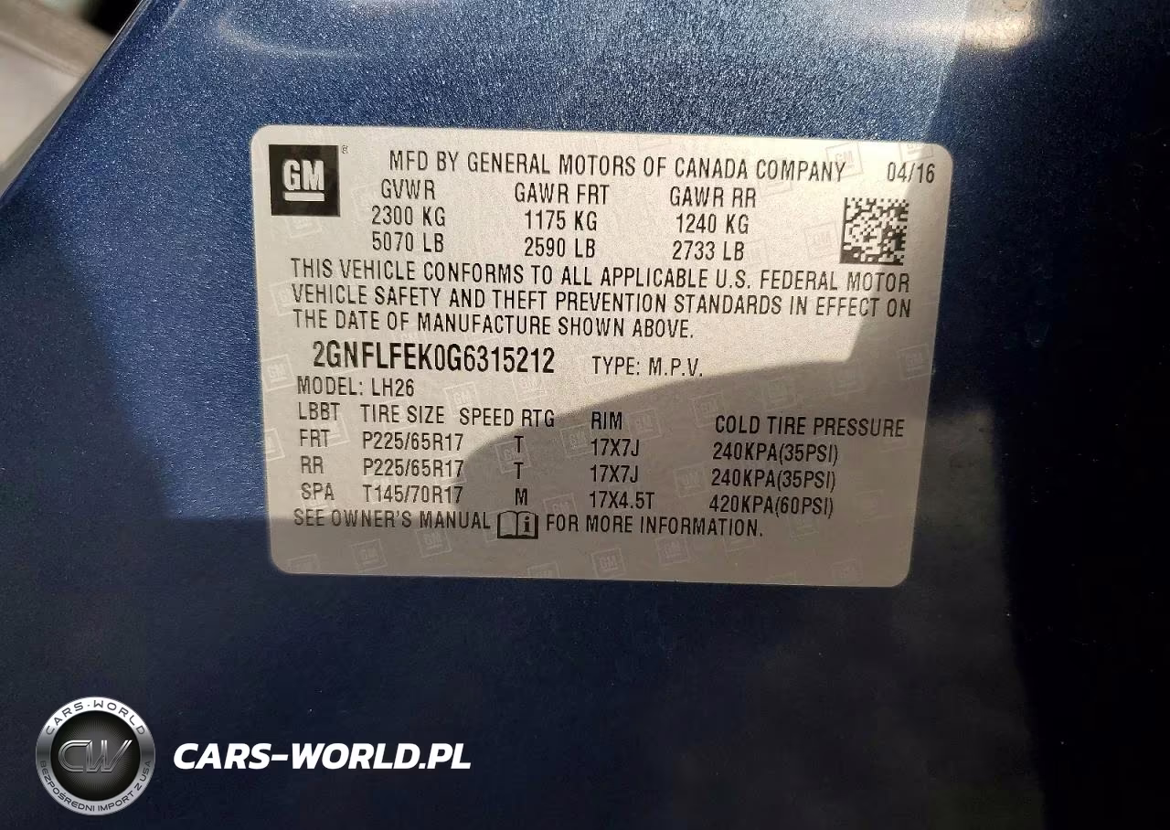 2016 Chevrolet Equinox Lt VIN:2GNFLFEK0G6315212 - 13