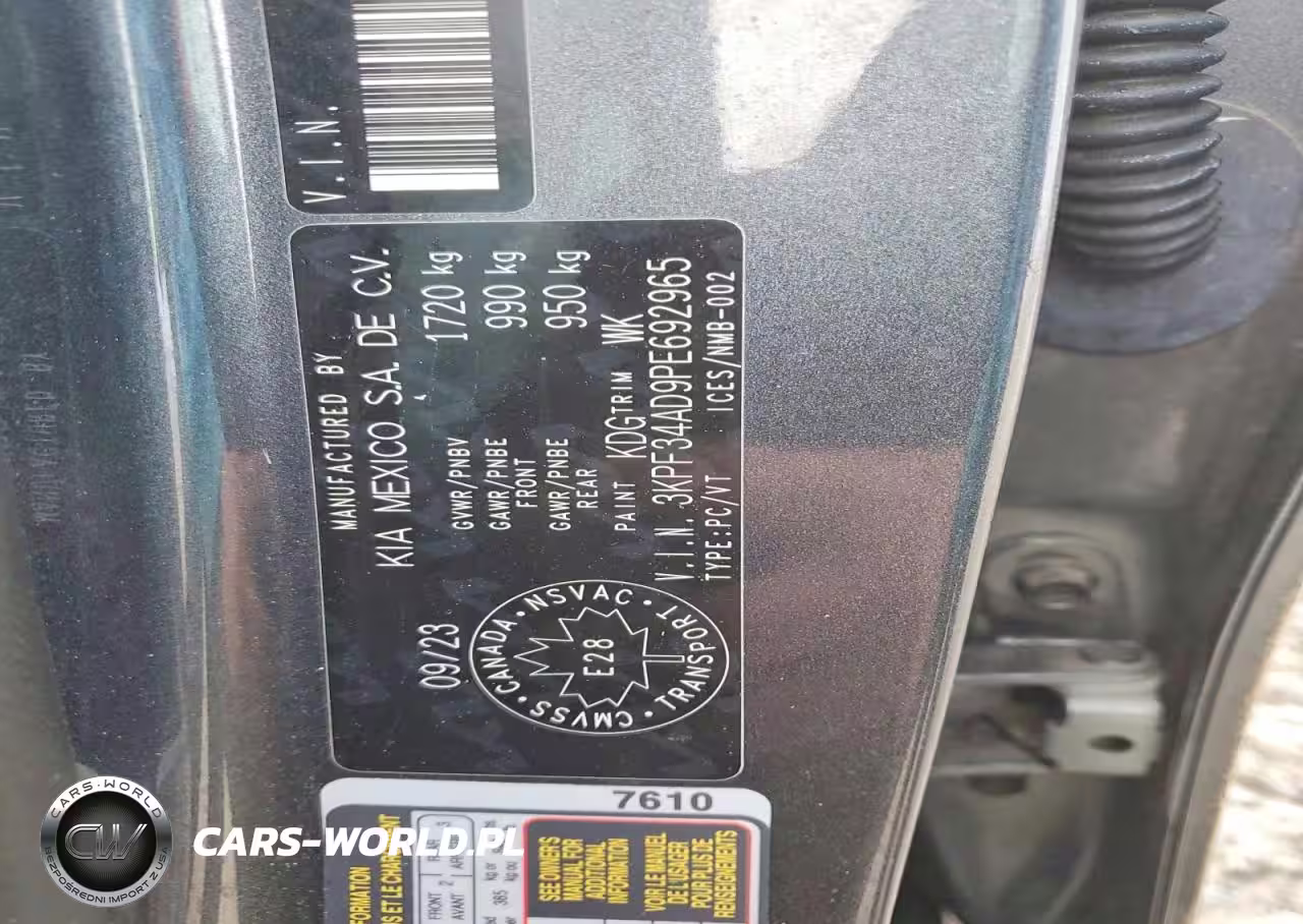 2023 Kia Forte Ex VIN:3KPF34AD9PE692965 - 12