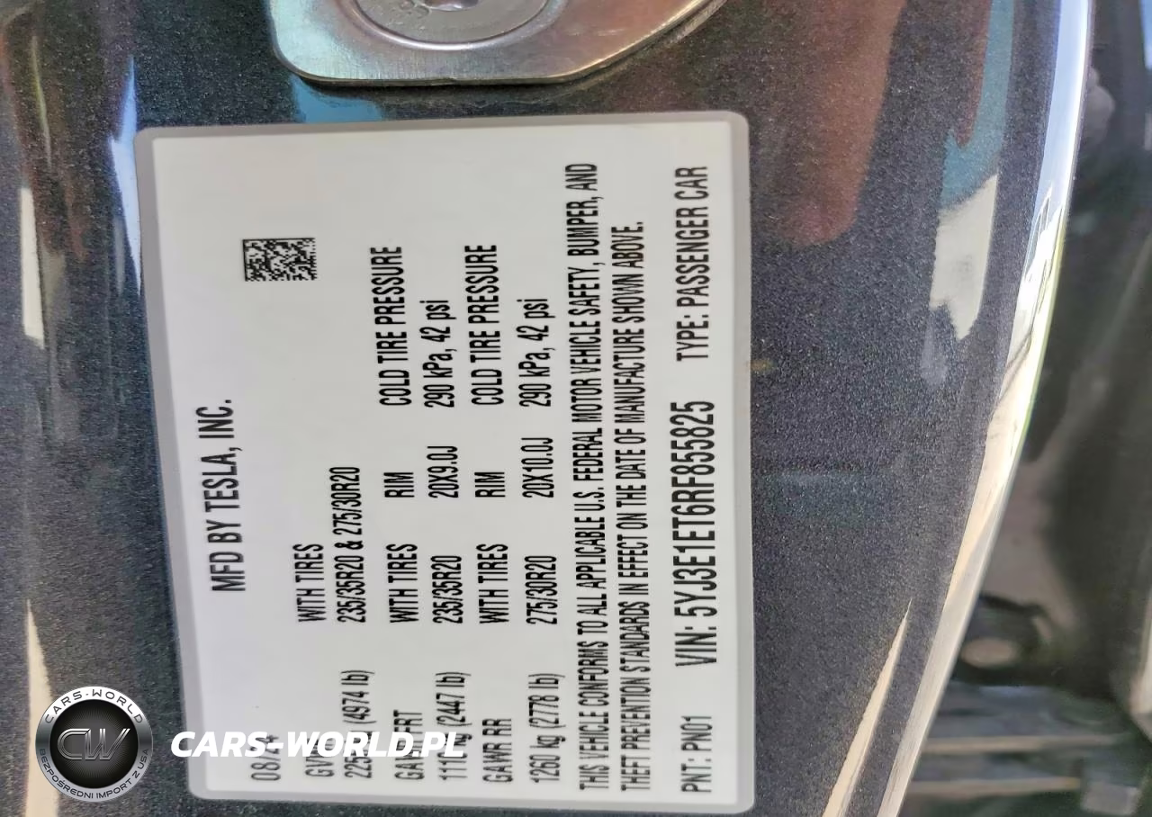 2024 Tesla Model 3 VIN:5YJ3E1ET6RF855825 - 12