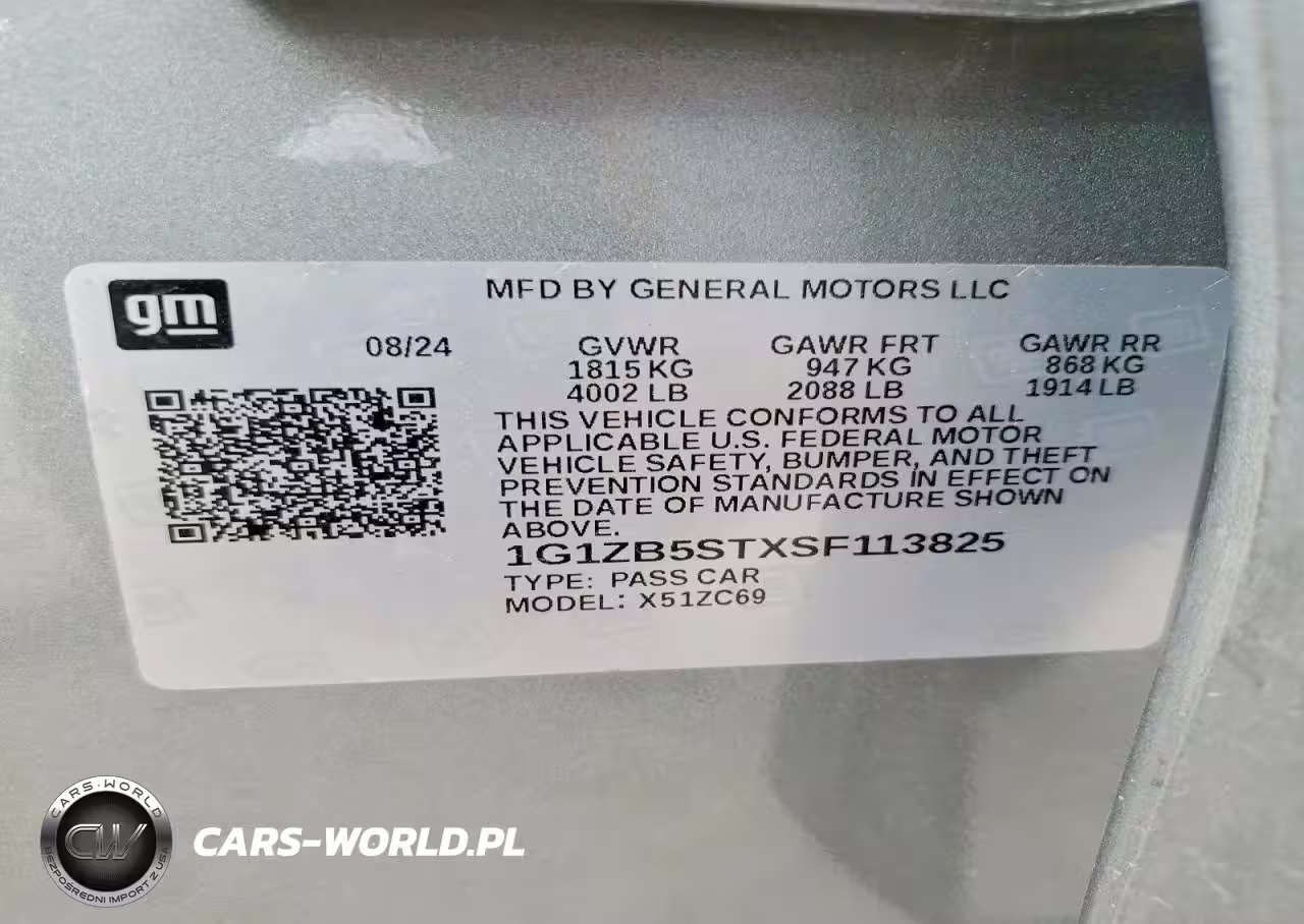 2025 Chevrolet Malibu Ls VIN:1G1ZB5STXSF113825 - 12