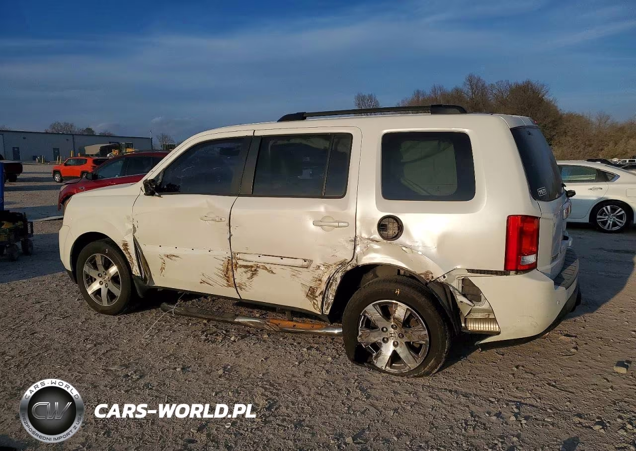 2012 Honda Pilot Touring VIN:5FNYF3H97CB027093 - 2
