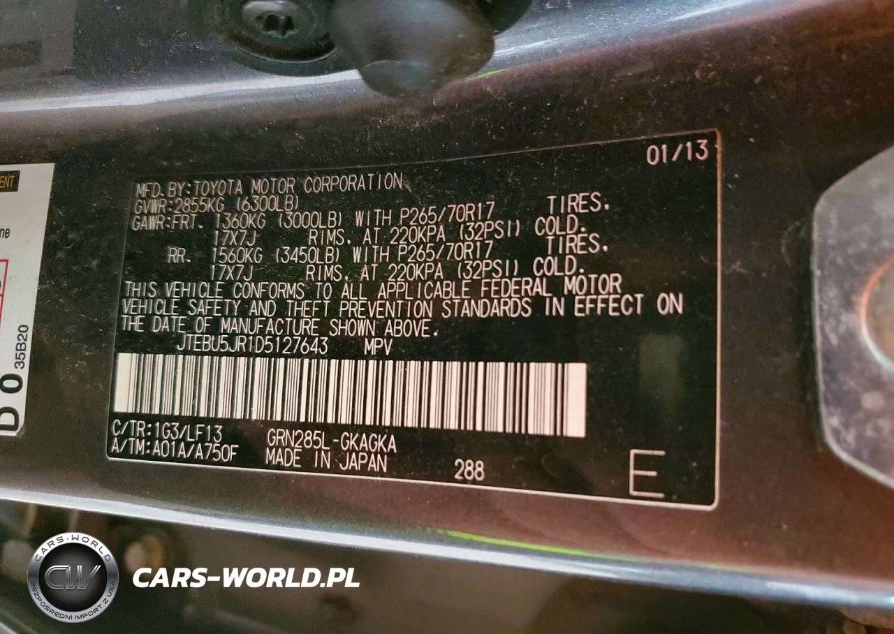 2013 Toyota 4Runner Sr5 VIN:JTEBU5JR1D5127643 - 13