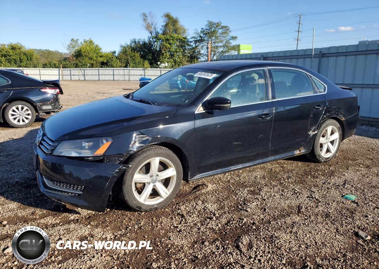 2013 Volkswagen Passat Se VIN:1VWBP7A32DC113052 - 1