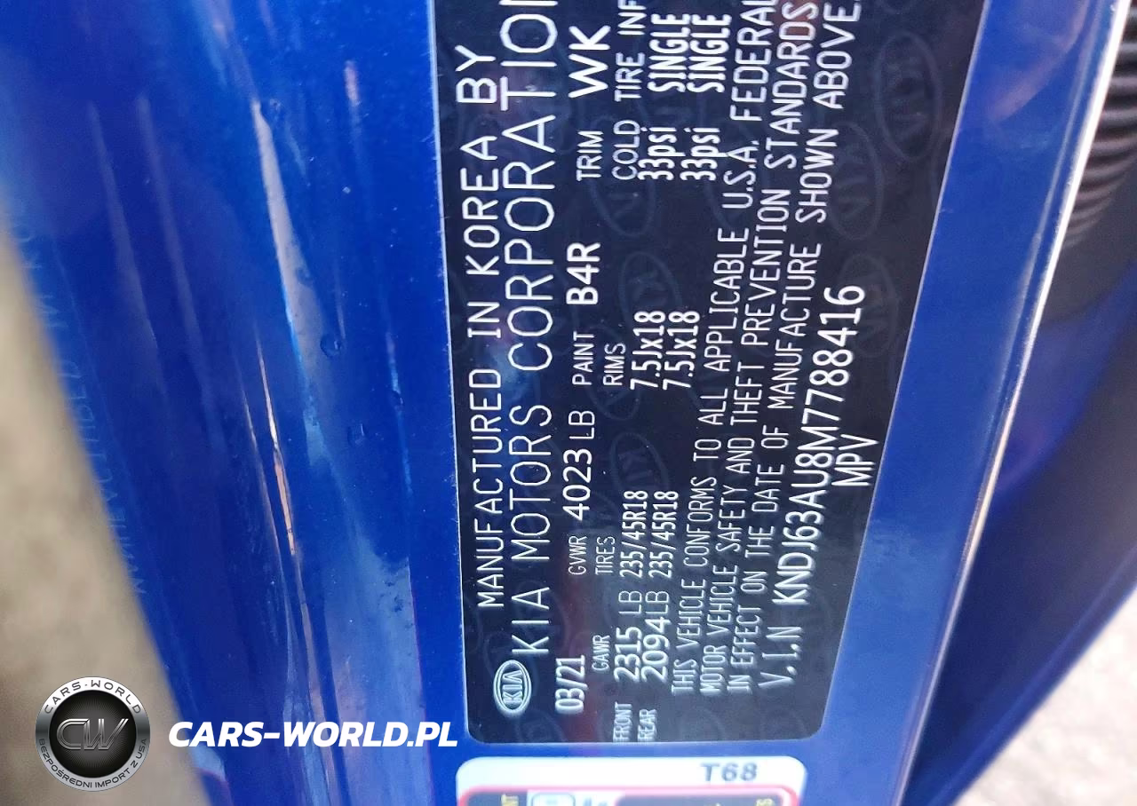 2021 Kia Soul Gt Line VIN:KNDJ63AU8M7788416 - 12