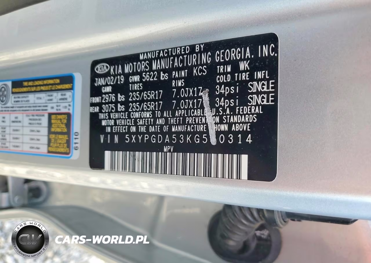 2019 Kia Sorento Lx VIN:5XYPGDA53KG560314 - 13