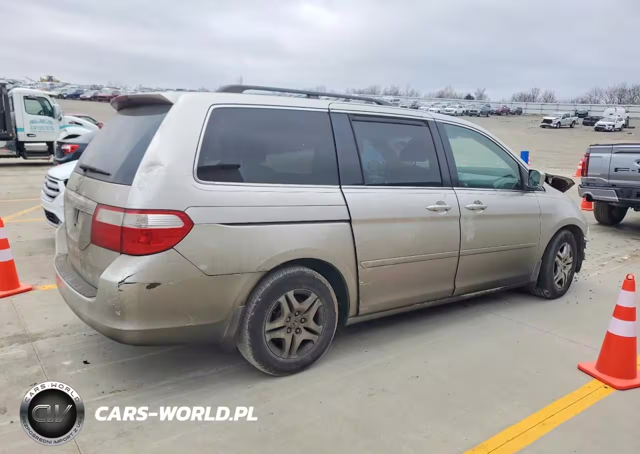 2007 Honda Odyssey Exl VIN:5FNRL38717B454612 - 3