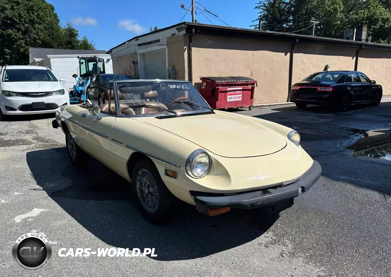 1982 Alfa Romeo Veloce 2000 Spider