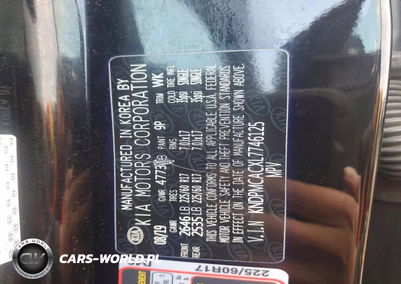 2020 Kia Sportage Lx VIN:KNDPMCACXL7746125 - 13