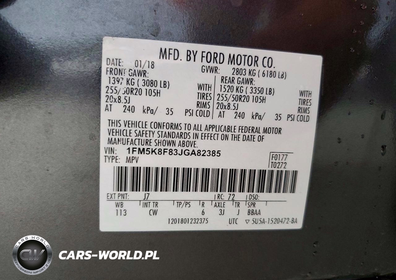 2018 Ford Explorer Limited VIN:1FM5K8F83JGA82385 - 13