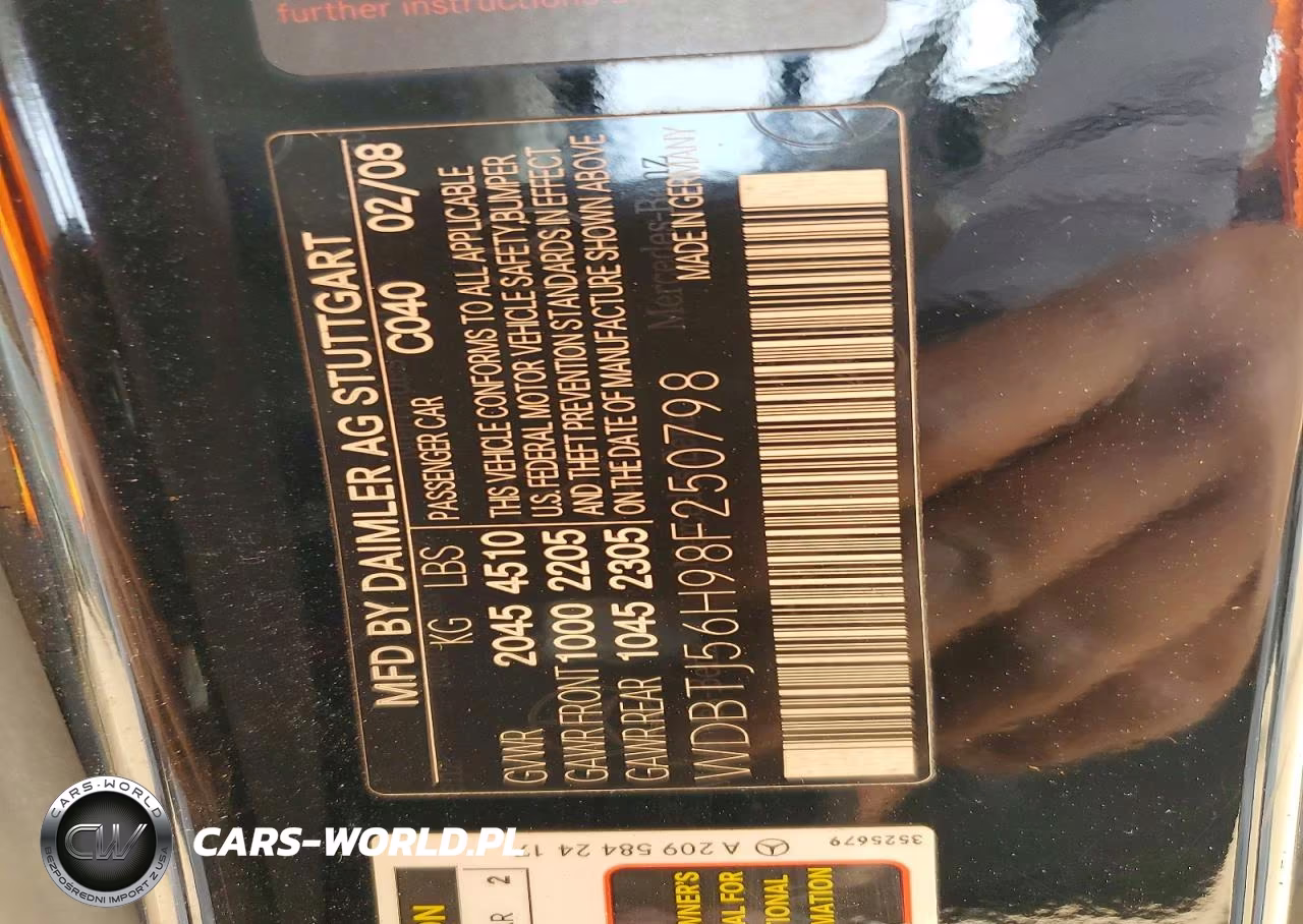 2008 Mercedes-Benz Clk 350 VIN:WDBTJ56H98F250798 - 12