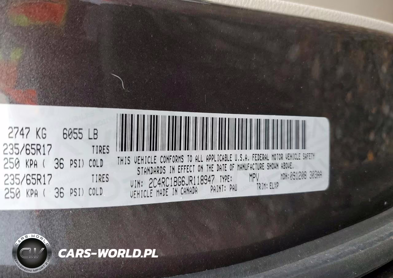 2018 Chrysler Pacifica Touring L VIN:2C4RC1BG6JR118947 - 13