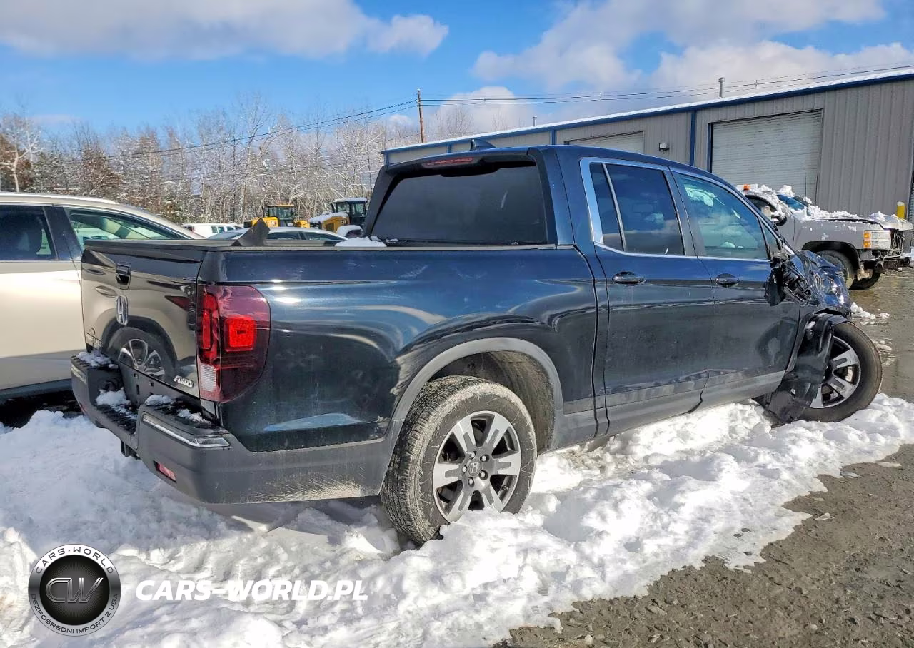 2017 Honda Ridgeline Rtl VIN:5FPYK3F68HB029468 - 3