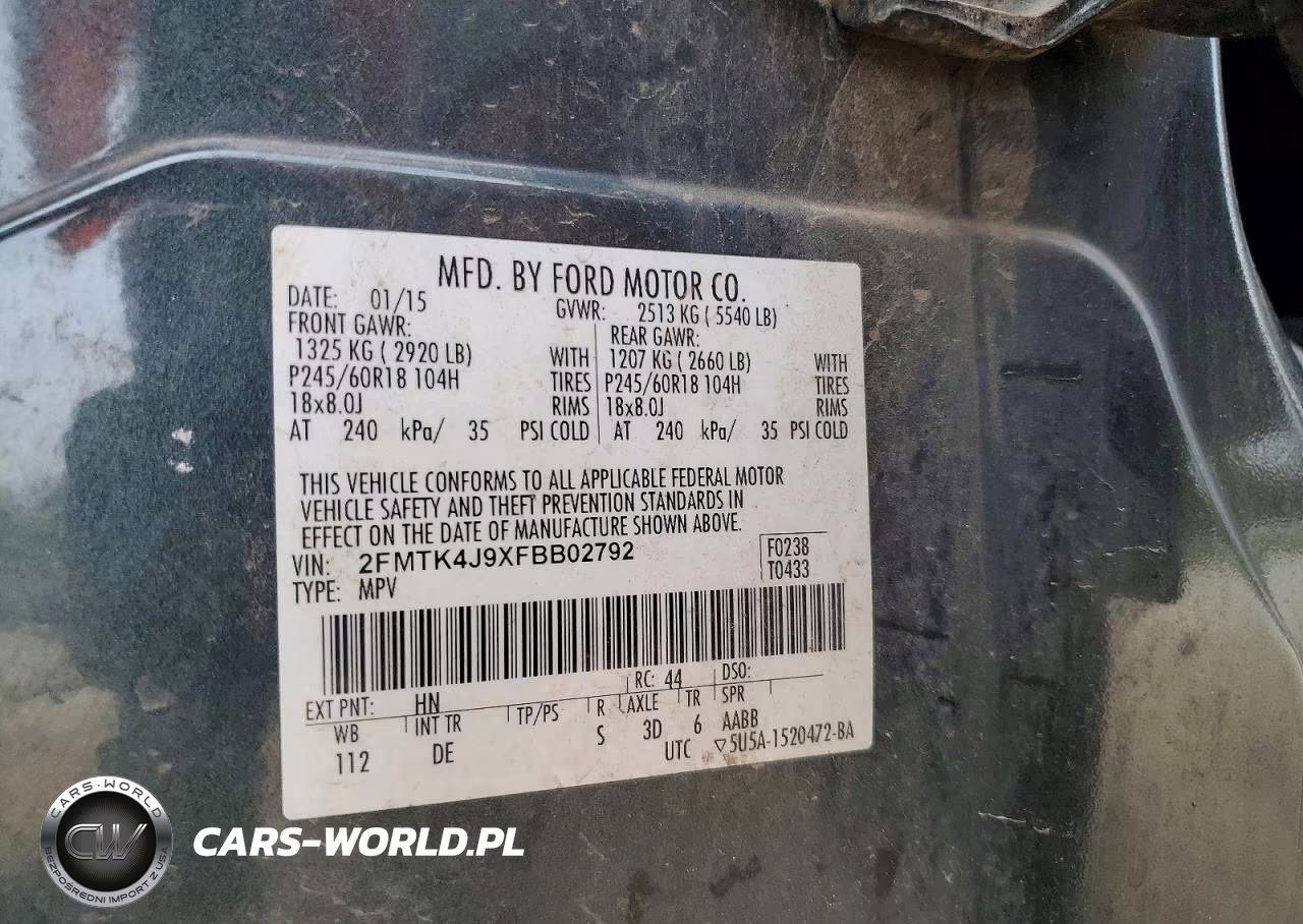 2015 Ford Edge Sel VIN:2FMTK4J9XFBB02792 - 13
