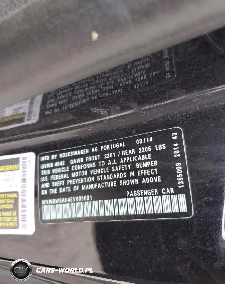 2014 Volkswagen Eos Komfort VIN:WVWBW8AH4EV005691 - 12