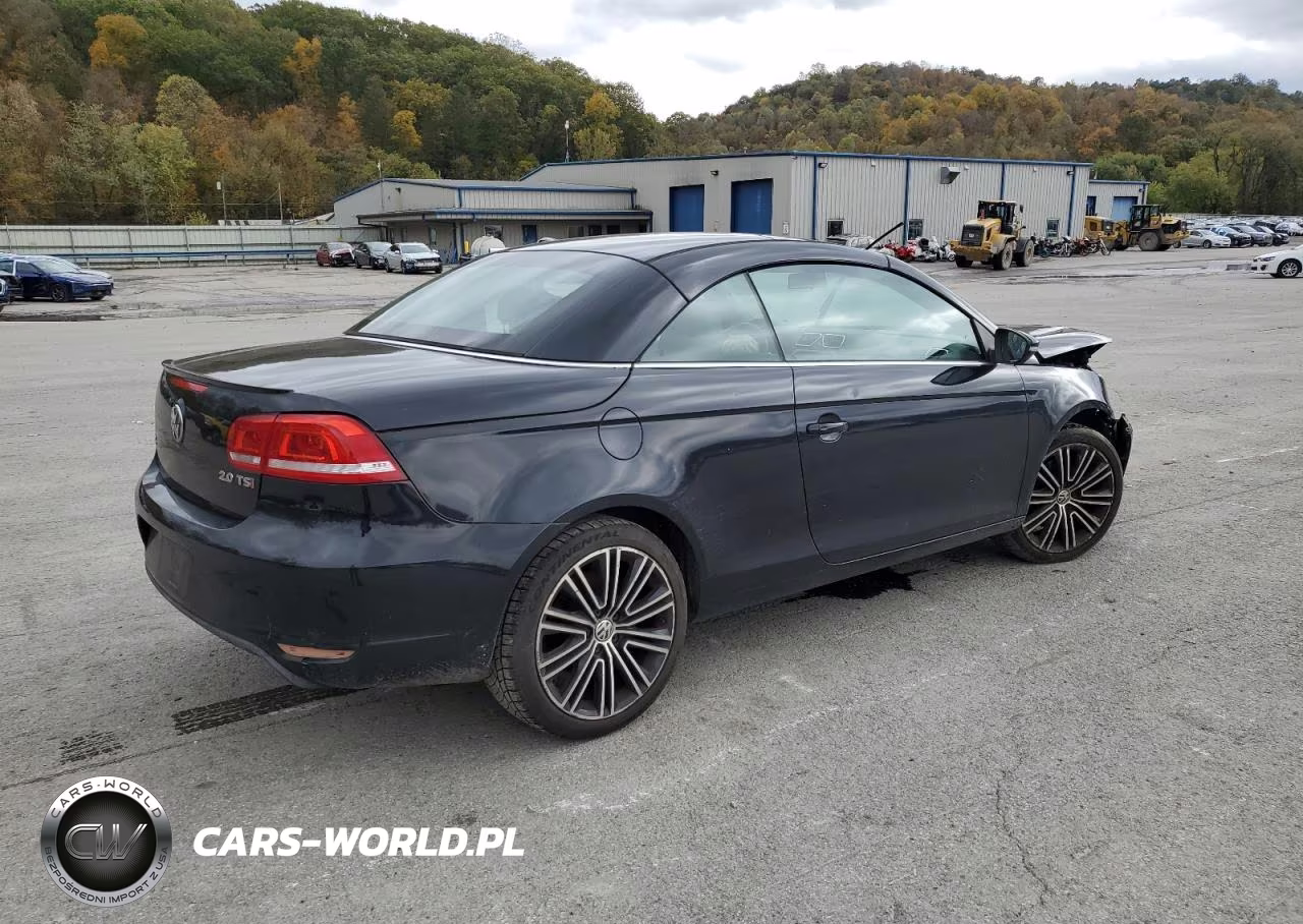 2014 Volkswagen Eos Komfort VIN:WVWBW8AH4EV005691 - 3