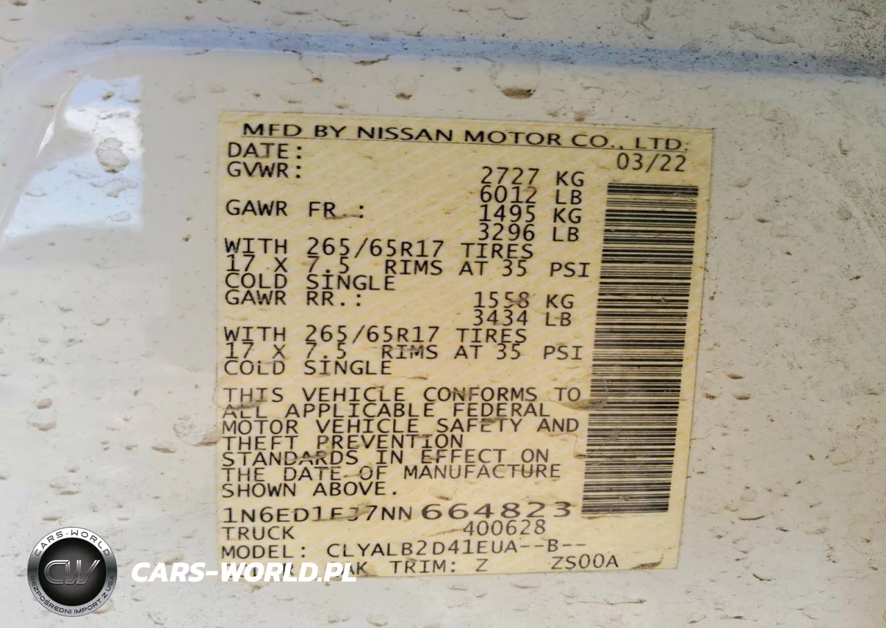 2022 Nissan Frontier S VIN:1N6ED1EJ7NN664823 - 12