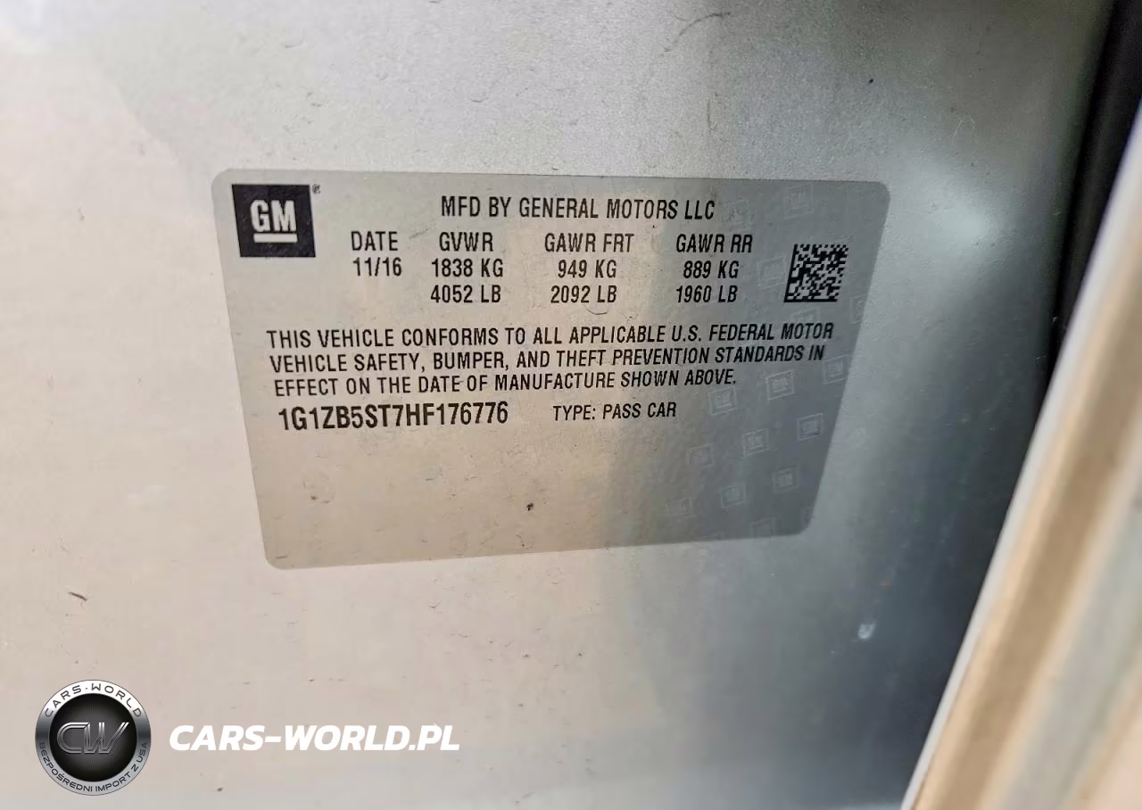 2017 Chevrolet Malibu Ls VIN:1G1ZB5ST7HF176776 - 12