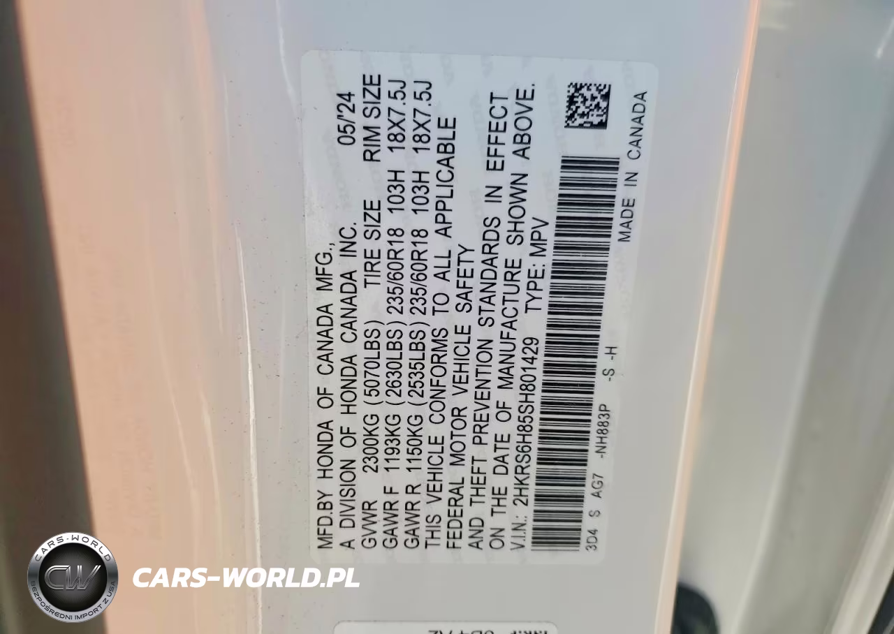 2025 Honda Cr-V Sport-L VIN:2HKRS6H85SH801429 - 13