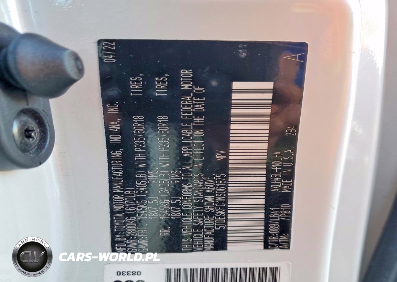 2022 Toyota Sienna Limited VIN:5TDESKFC1NS061875 - 14