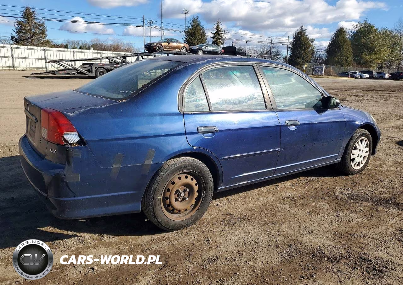 2004 Honda Civic Lx VIN:2HGES16604H530439 - 3