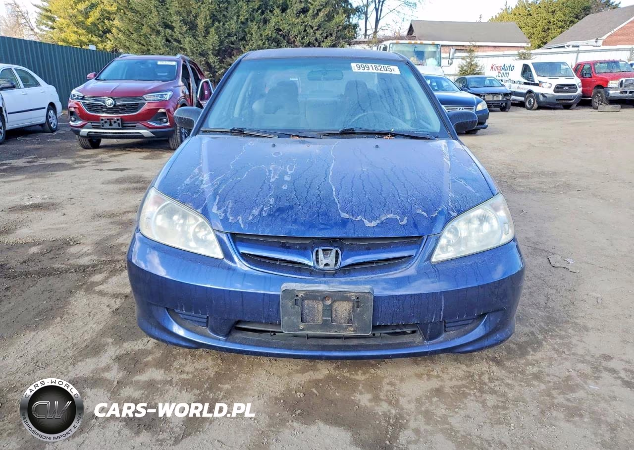 2004 Honda Civic Lx VIN:2HGES16604H530439 - 5
