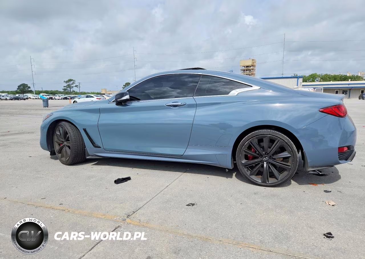 2022 Infiniti Q60 Red Sport 400 VIN:JN1FV7LL4NM680076 - 2