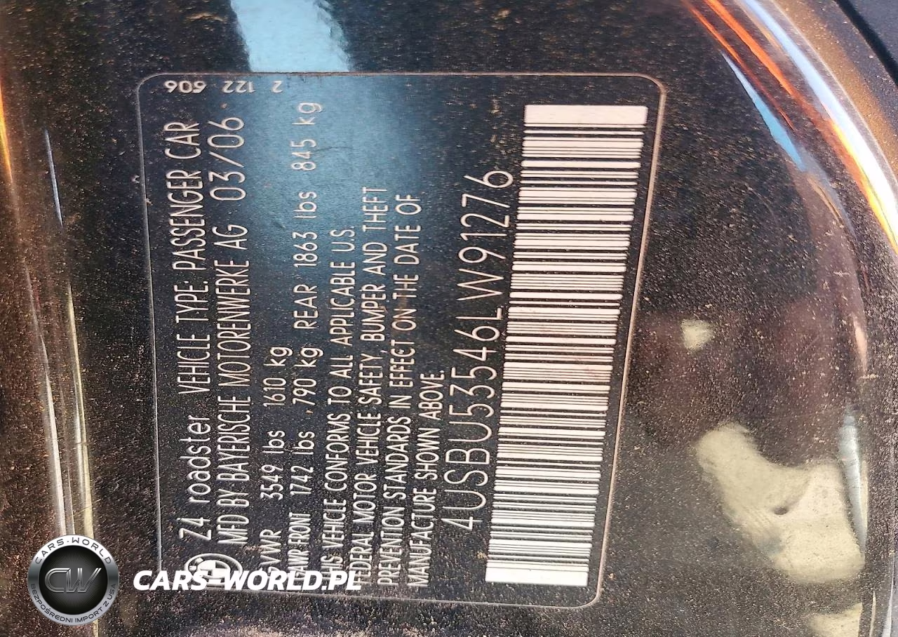 2006 BMW Z4 3.0Si VIN:4USBU53546LW91276 - 12