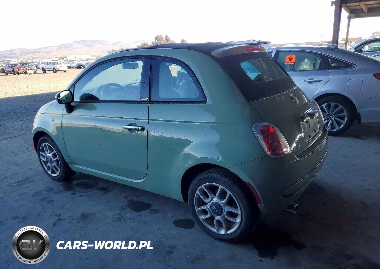 2012 Fiat 500 Pop VIN:3C3CFFDR5CT352672 - 2