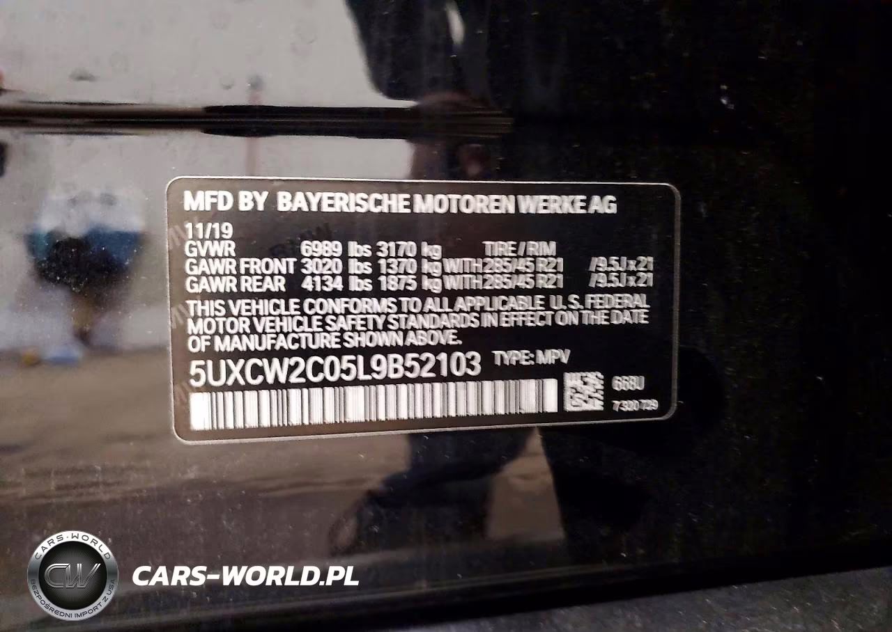 2020 BMW X7 xDrive40I VIN:5UXCW2C05L9B52103 - 13