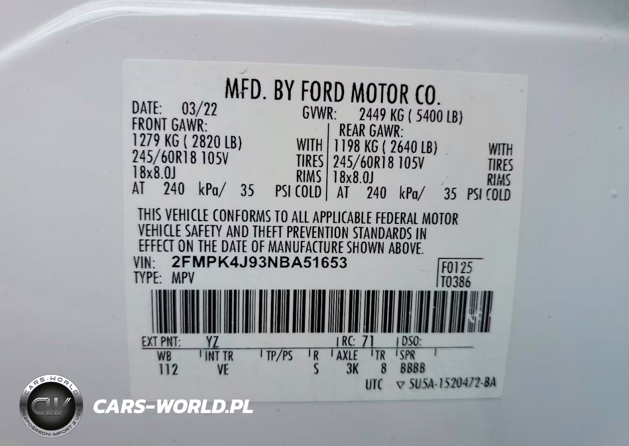 2022 Ford Edge Sel VIN:2FMPK4J93NBA51653 - 13