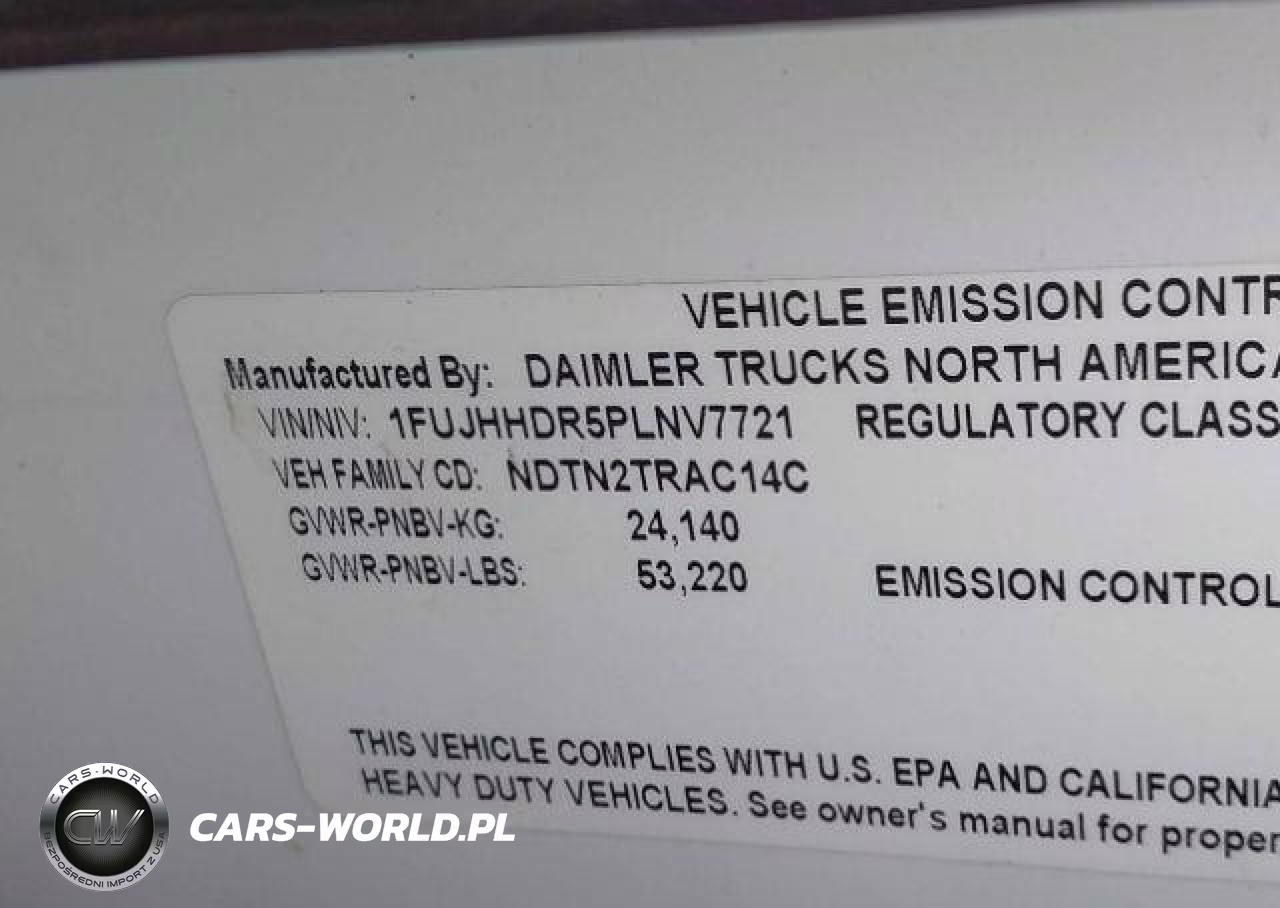 2023 Freightliner New Cascadia 126 VIN:1FUJHHDR5PLNV7721 - 10